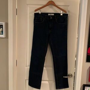 Lacoste dark-rinse jeans, slim-fit in 36/34